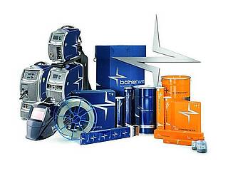 Products from the company Böhler for welding