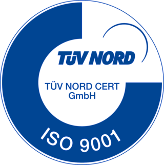 Logo of the certificate ISO 9001