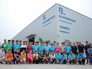 Blumenbecker Team in Tianjin - China