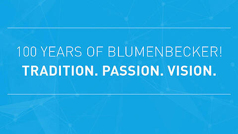 The anniversary motto: Tradition.Passion.Vision