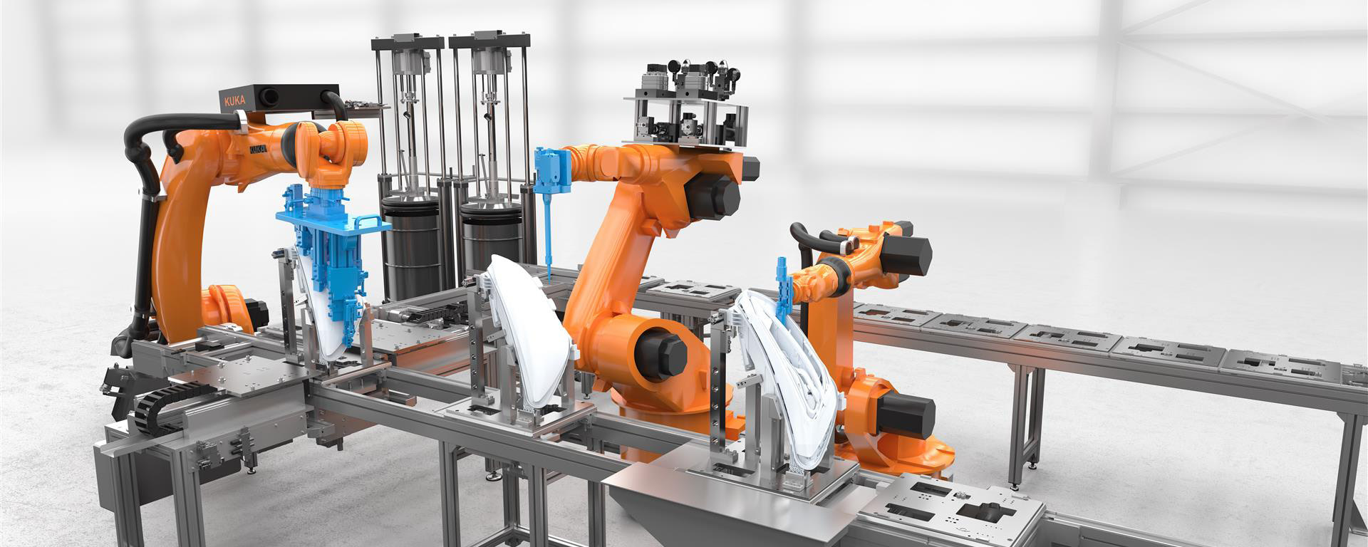 Robotic gluing solutions